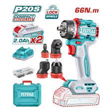 TOTAL TALADRO MULTI CABEZA TOTAL 1/2 20V 66N 40008064 6937541236183 9780